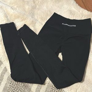 Alphalete butt scrunch leggings size xs